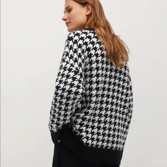Mango houndstooth sweater bloggers fav, Rare❤️ - Picture 9 of 12